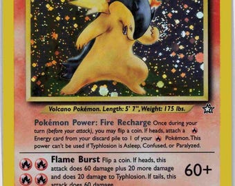 NEO GENESIS (N1) | Typhlosion (17) | Near Mint Pokemon Card - PSA Pre-Grade 9