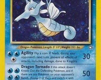 NEO GENESIS (N1) | Kingdra (8) | Near Mint Pokemon Card- PSA Pre-Grade 8.5