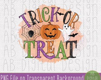 Süßes oder Saures Halloween PNG Design | Kinder Halloween Sublimation Design | Niedliches Halloween PNG | Nur digitaler Download