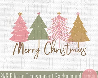 Design PNG di Natale / Design di sublimazione degli alberi di Natale carini / PNG di Natale moderno / Solo file digitale