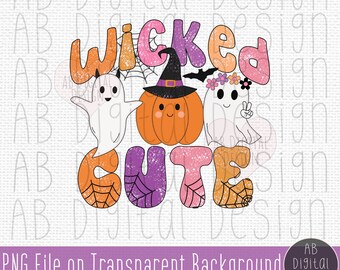 Niedliches Halloween PNG Design | Kinder Halloween Sublimation Design | Baby Halloween PNG | Nur digitaler Download