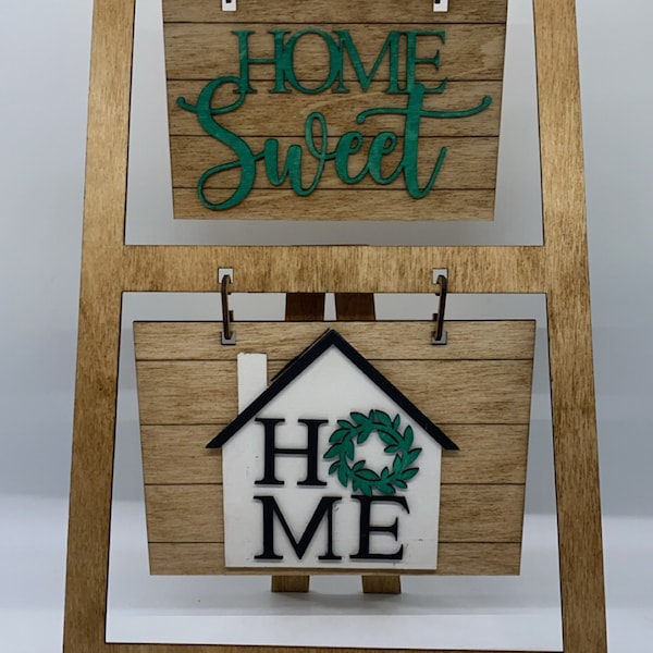 Home Sweet Home Table Top Easel Sign | Changeable Sign| Home Decor