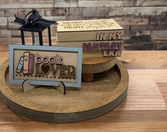 Book Nook Decor | Bookshelf decor | Fantasy Book Theme Decor | Customizable Book nook decorations