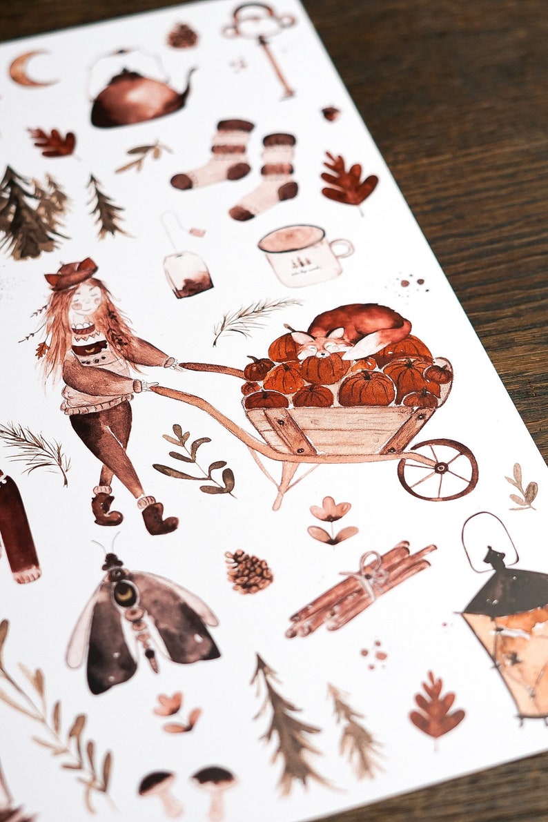 Poster mit Fuchs Motiven