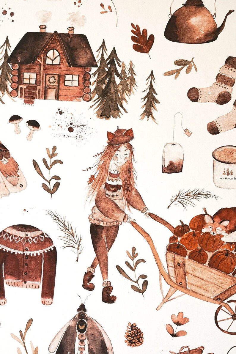 Poster mit Fuchs Motiven