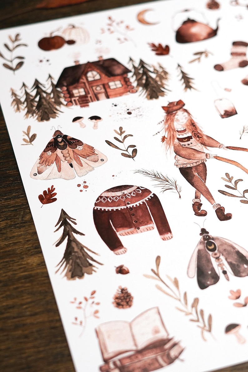 Poster mit Fuchs Motiven