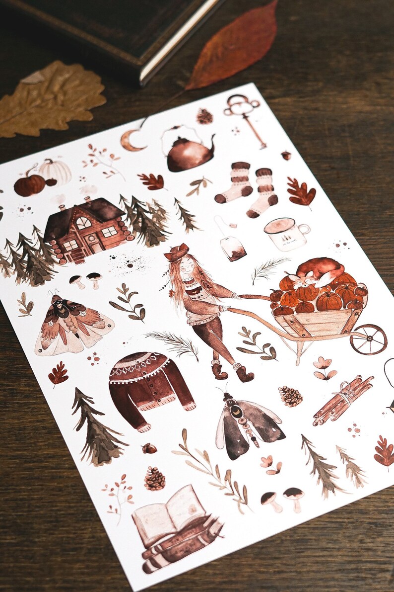 Poster mit Fuchs Motiven