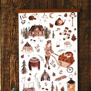 Poster mit Fuchs Motiven