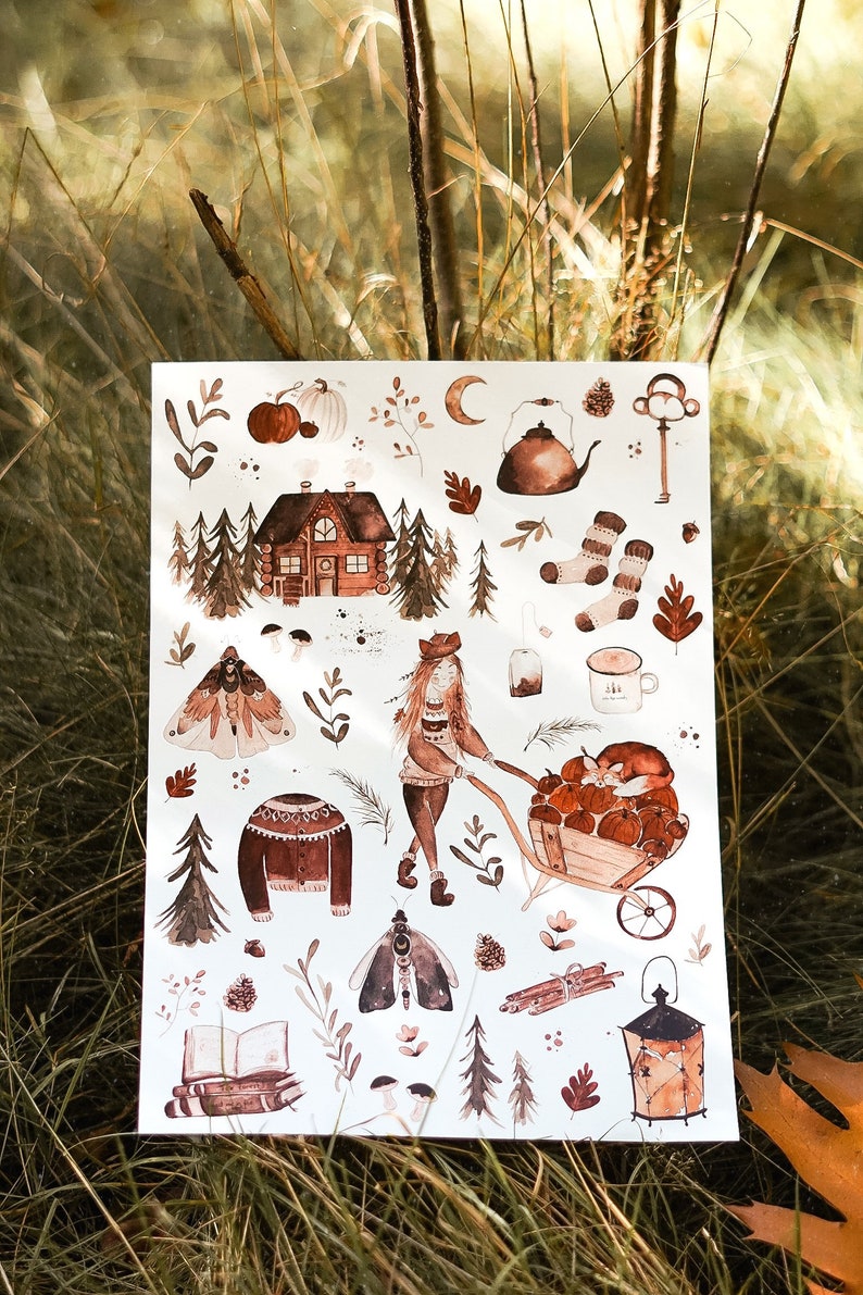 Poster mit Fuchs Motiven