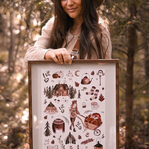 Poster mit Fuchs Motiven