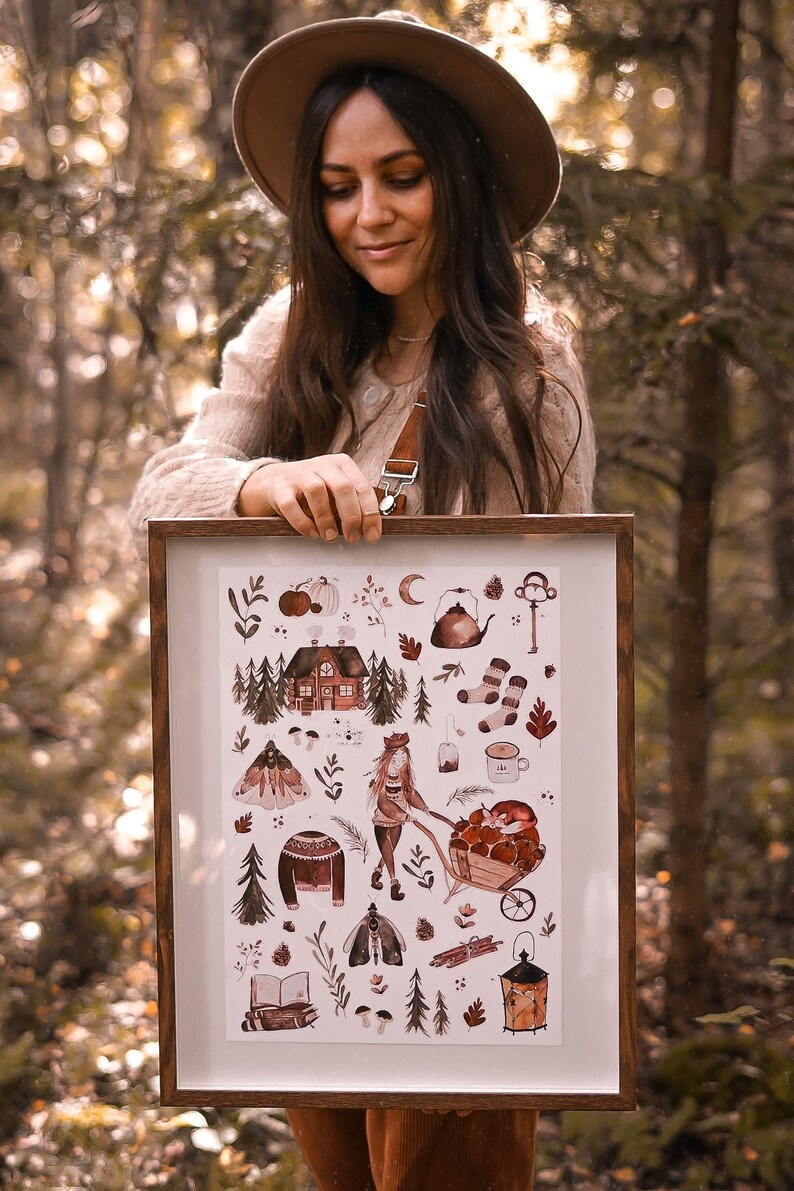 Poster mit Fuchs Motiven