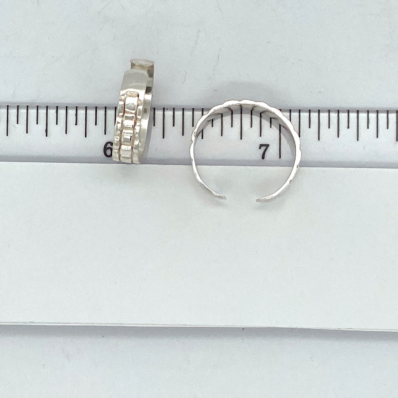 925 Solid Sterling Silver Toe Ring Checkers Design Adjustable - Etsy