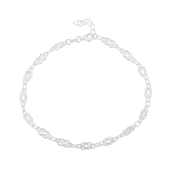 Double Row Small Seashells Anklet main image 0