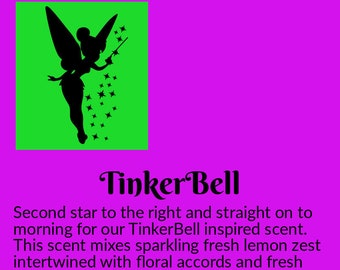 TinkerBell Peter Pan mashed up hand gegoten hout Wick 100% soja kaarsen throwback Edition 9 ounce of 16 ounce glazen pot met deksel Wax smelt