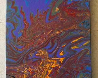 Custom Acrylic Pour Painting