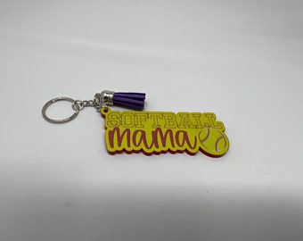 Softball Mama / Baseball Mama Portachiavi