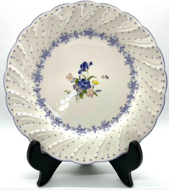 Nikko Blue Peony Blossomtime Dinner Plates Japan Vintage Etsy