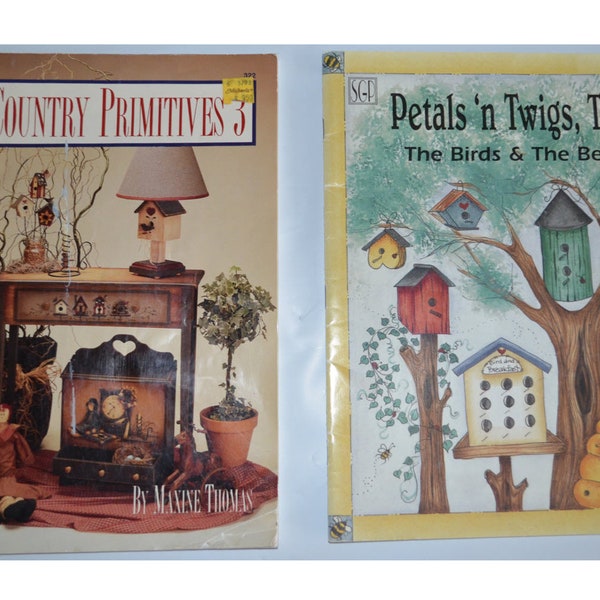 Tole Painting Folk Art Books Patterns Handpainting Decorators Lot