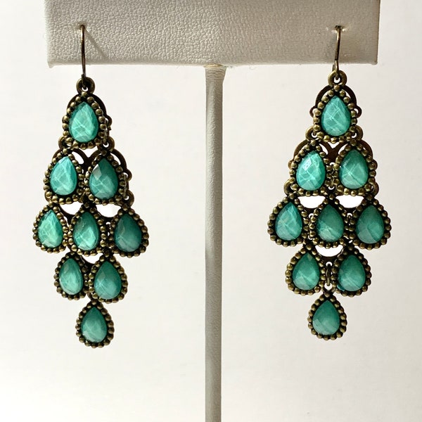 Turquoise Chandelier Earrings