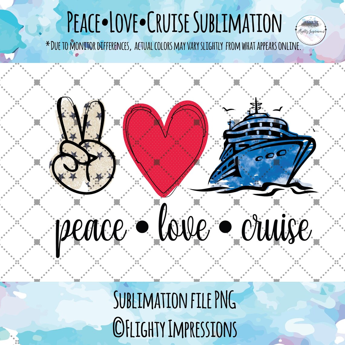 peace love cruise