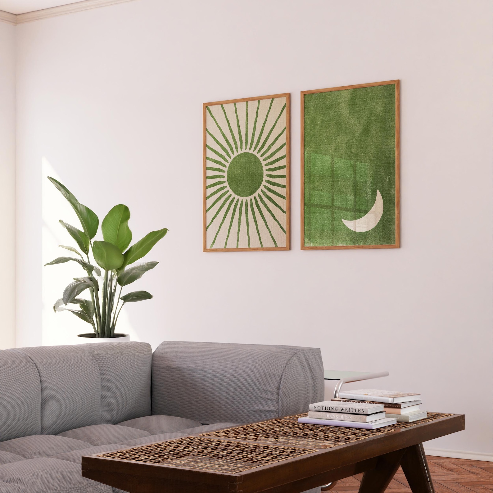 Bedroom Wall Art Above Bed Boho Bedroom Wall Decor, Sage Green Wall Art ...