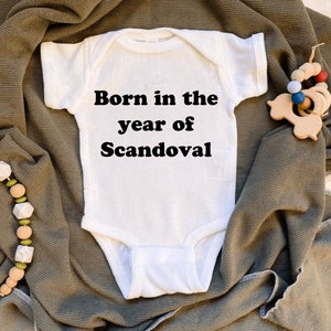 Born in the year of Scandoval, Bravo TV, Vanderpump Rules, Baby Gift, Baby bodysuit