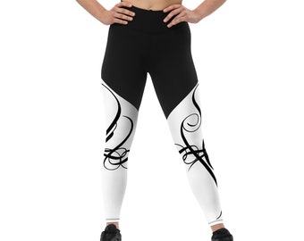 womens compression Sports Leggings  ,  high intensity exercise leggings ,   workout outfit