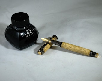 Small Spalted Tamarind Fountain Pen