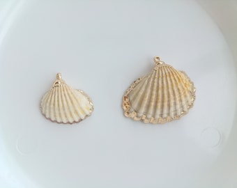 Groothandel natuurlijke schelphangers, kalme schelphangers, oesterschelphangers, oceaanschelphangers, benodigdheden voor het maken van doe-het-zelf sieraden