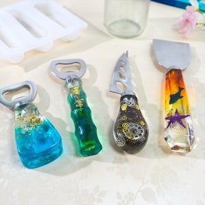 Knife Fork Handle Silicone Mold Western Tableware DIY Steak Knives Resin Silicone Mold Set