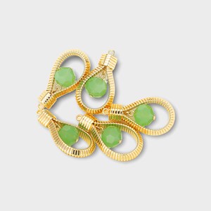 Wholesale teardrop gemstone bulb earring charms, jewelry making supplies