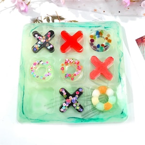XO Chess Silicone Mold Resin Epoxy Chess Game Silicone Mold