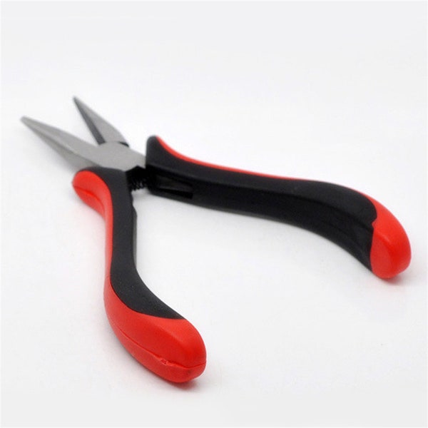 Wholesale flat pointed nose pliers without teeth, pliers for jewelry making