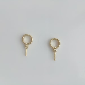 Wholesale Gold Plated Small Cz Paved Peg Bails, Pearl Pendant Bails, Half-drilled Bead Bails, Diy Jewelry Making Supplies