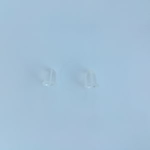 Soft Rubber Earring Backs for Studs, Clear Silicone Earring Studs, Plastic Earring Stoppers, 5x6mm, Wholesale DIY Earring Making Supplies
