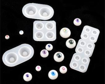 Cartoon Doll Eye Silicone Mold DIY Resin Epoxy Fundus Pupil Silicone Mold