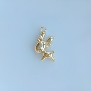Wholesale Gold Plated Deer Charms, 21x12mm, Diy Jewelry Making Supplies