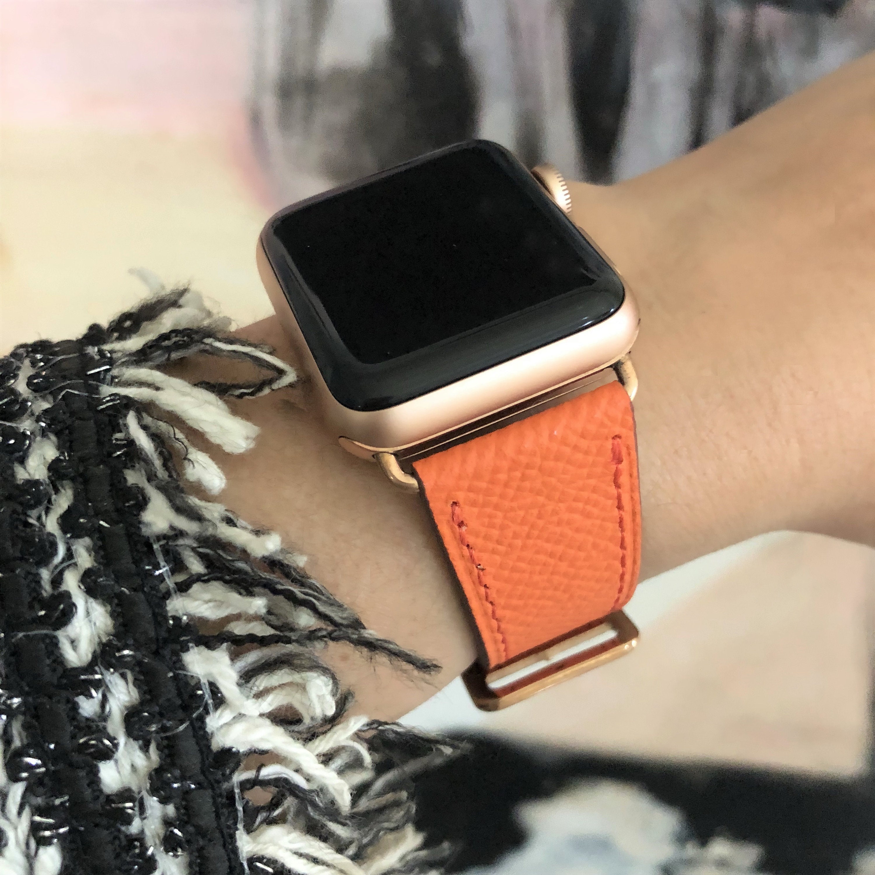 Apple Watch Hermes, Apple Watch 44mm 42mm, Apple Watch Band, Alligator –  Eternitizzz Straps and Accessories