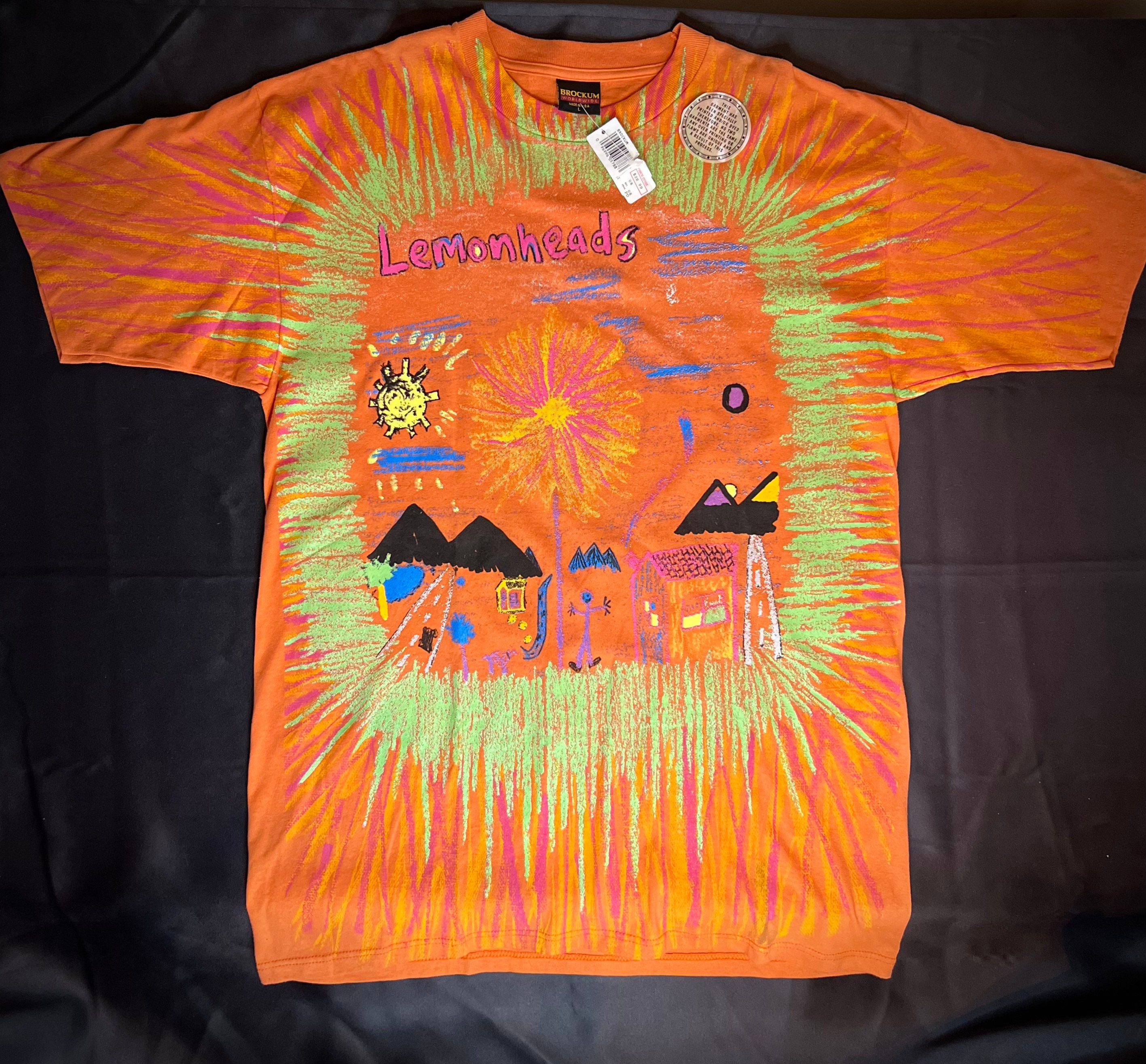 d*様 90s Lemonheads cow T-shirt XL RARE Vintage 90s The Lemonheads Come On Feel Tour T Shirt