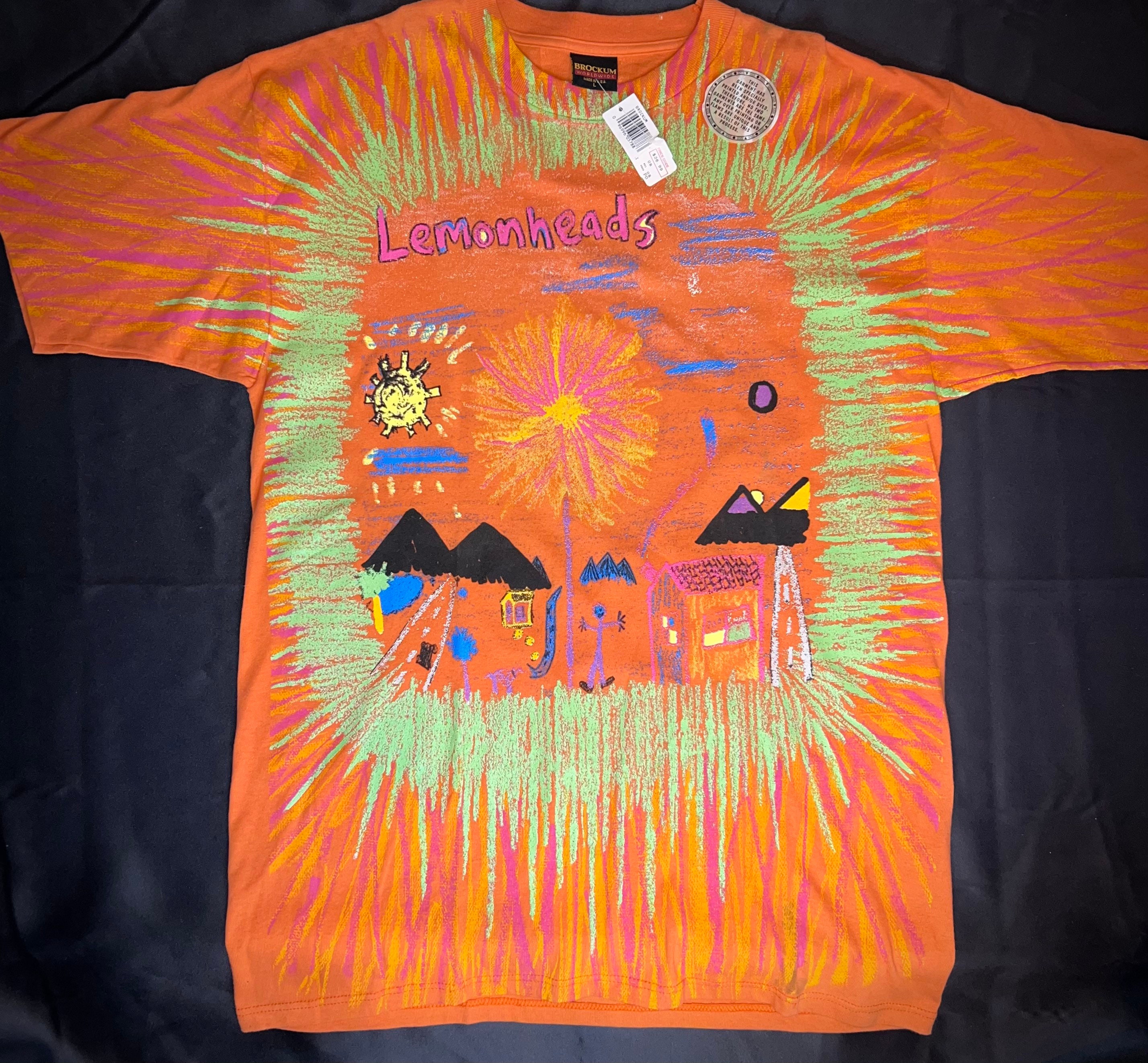 Lemonheads T-shirt. 90's Front and Back. New With Tags. Old