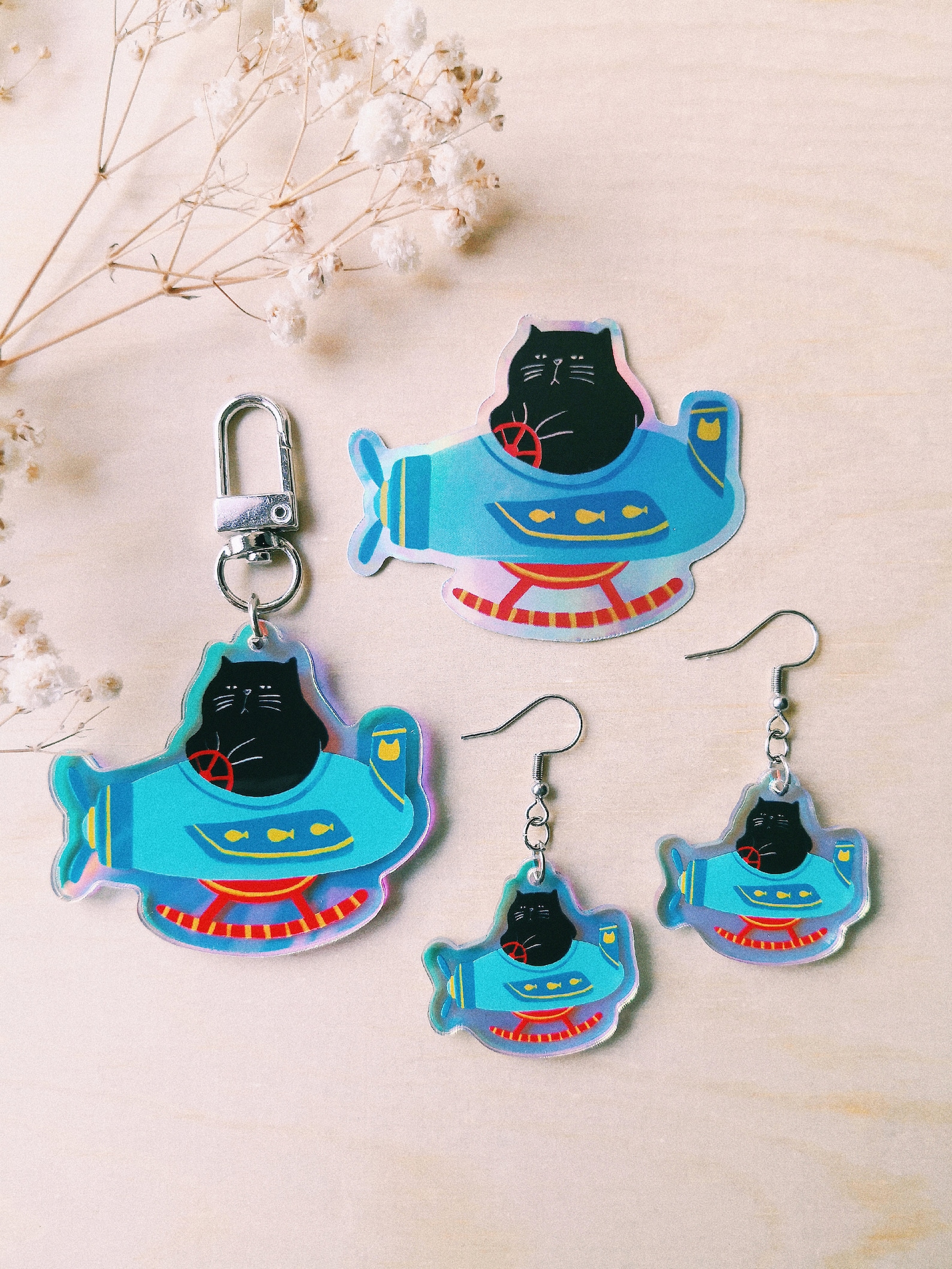 Mirror Acrylic Keychain / Bundle Set Etsy