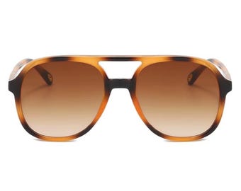 Gloria Oversized Aviator Sunglasses | Lightweight Tangle Free Frames | Women’s Polarized Shades