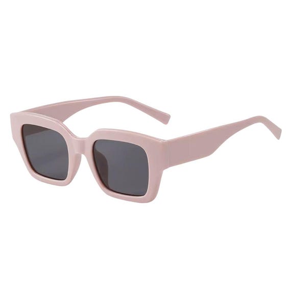 Square Thick Wayfarer Sunglasses | Pink - Etsy Israel display picture 1