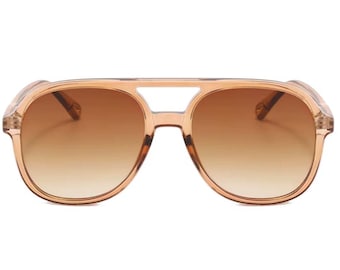 Gloria Oversized Aviator Sunglasses | Lightweight Tangle Free Frames | Women’s Polarized Shades