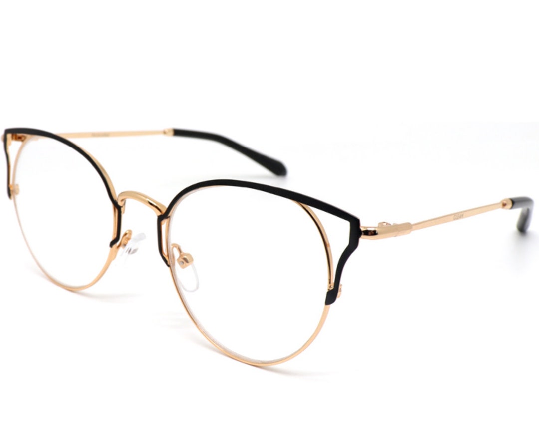 Buy Retro Black Gold Cat Eye Computer Glasses Blue Light
