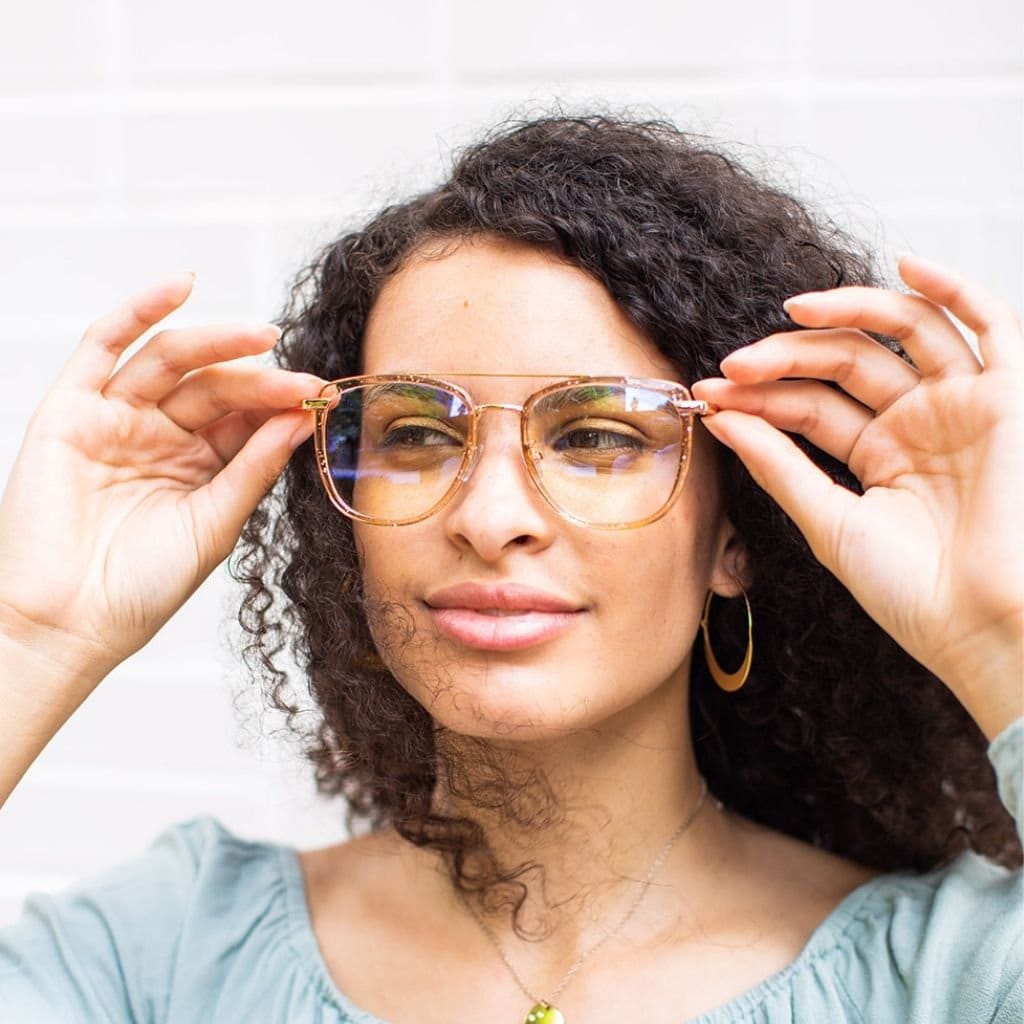Lunettes Aviateur Vintage CHIC Femme - Anti-lumière Bleue - Sans Correction - Neuf étiqueté