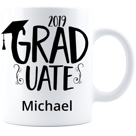 Commuter Travel Mug Grad Cap Class of 2019