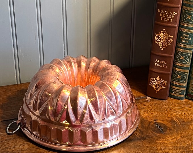 Vintage Wagner west Germany Copper Steel Bundt Cake/jello Etsy