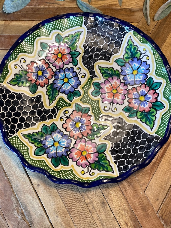 アンティーク雑貨 Vintage Talavera Mexican FolkArt Pottery Vintage Talavera Mexican FolkArt Pottery 【公式通販】