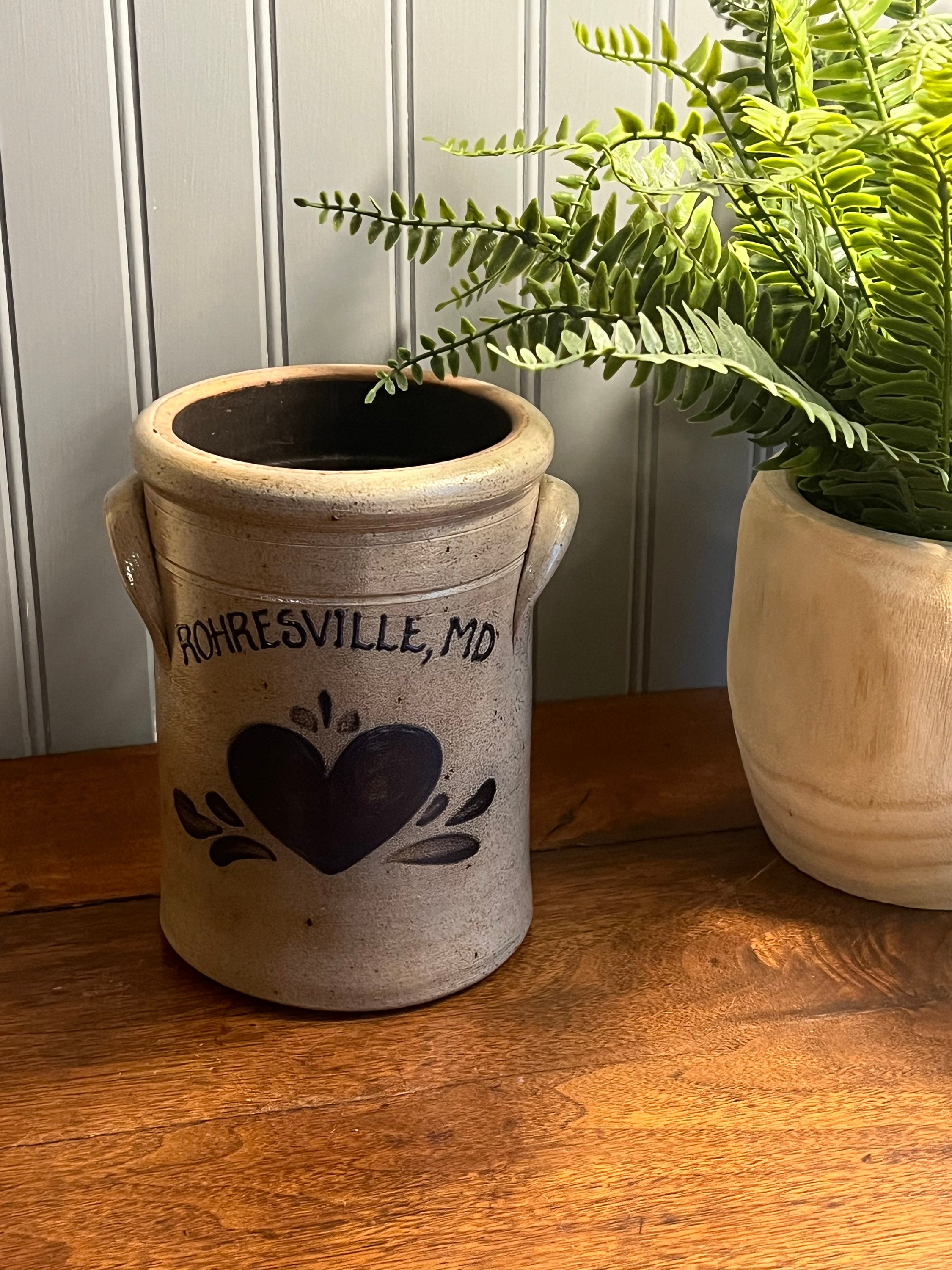 Brown Wide Mouth Pottery Jug (GEC) crock Brown Wide Mouth Pottery Jug (GEC) crock